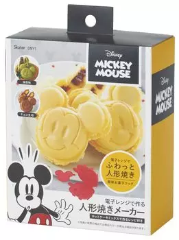 Skater Микроволновая печь Ningyoyaki Maker Микроволновая печь Dollyaki Disney Mickey Mouse DNY-A