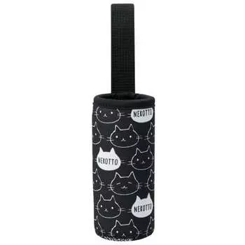 Skater Mini Bottle Cover Water Bottle Case Water Bottle Cover Cat Black WSSC1 for 120ml