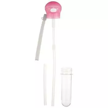 Skater Mobile Case Included Plastic Bottle Straw Cap 350ml 500ml Pink PSHC5
