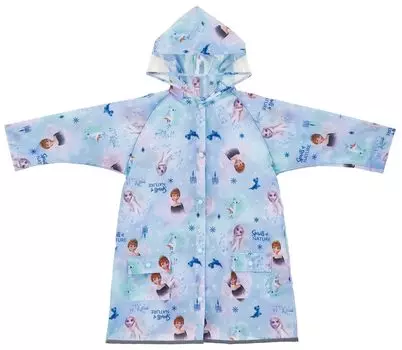 Skater Можно надевать и снимать во время ношения Подходит для роста Детский дождевик Disney RACO1M, рюкзак, 110-125 см, Холодное сердце, Для девочек,