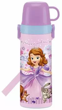 Skater Mug Bottle 2WAY with Cup Water Bottle Stainless Steel Bottle Sofia 19 Disney 600ml STGC6N