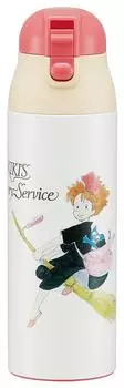 Skater Mug Bottle 490ml Thermal Insulated Stainless Steel Water Bottle Delivery Service Kiki Watercolor Studio Ghibli SDPC5 Kiki s