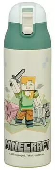 Skater Mug Bottle 490ml Thermal Insulation Stainless Steel Water Bottle Minecraft Minecraft SDPC5