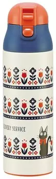 Skater Mug Bottle 500ml Thermal Insulated Stainless Steel Water Bottle Ghibli Delivery Service Modern Kiki s SDPC5-A