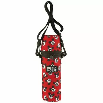 Skater Mug Bottle Cover with Shoulder Belt Water Bottle Case Water Bottle Cover Mickey Face Pattern Disney WSSC5 for 490ml