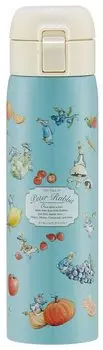 Skater Mug Bottle Peter Rabbit 480ml Thermal Insulation Stainless Steel Water Bottle One Touch Open STOT5-A