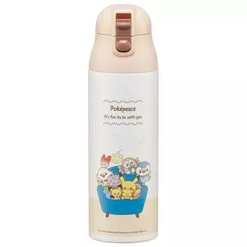 Skater Mug Bottle Pokemon Pokepiece 500ml Thermal Insulation Stainless Steel Water Bottle SDPC5-A
