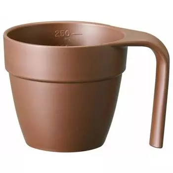 Skater Mug Easy to Hold Hard Plastic Cup Brown 280ml NMGS1HME
