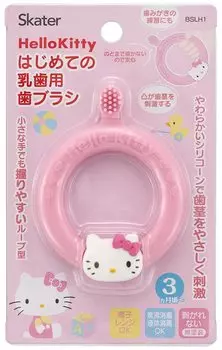 Skater Нежные десны с силиконом Первая зубная щетка для молочных зубов Hello Kitty Sanrio BSLH-A