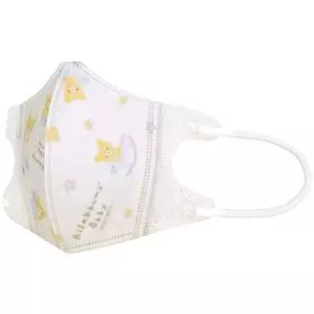 Skater Non-woven 3D Mask 25 Pieces Boxed 2-3 Years Rilakkuma Baby Children s Increased 3-Layer Structure MSKB25N-A