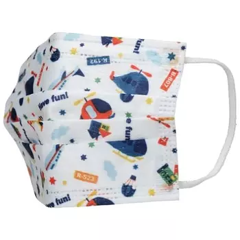 Skater Non-woven Fabric Mask 3-Layer Construction Children s Helicopter 10 Pieces MSKP3-A