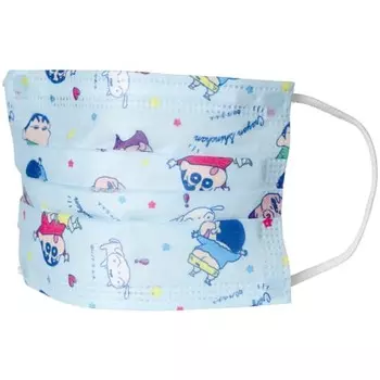 Skater Non-woven Mask 3-Layered Construction for Children Crayon Shin-chan 10 Pieces MSKP3-A