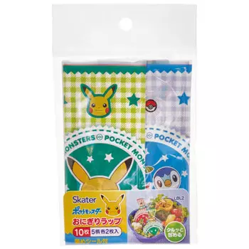 Skater Onigiri Wrap Onigiri Film Pokemon 10 шт. Сделано в Японии LBL2-A
