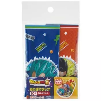 Skater Onigiri Wrap Пленка для онигири 10 штук Dragon Ball Super 22 Сделано в Японии LBL2-A