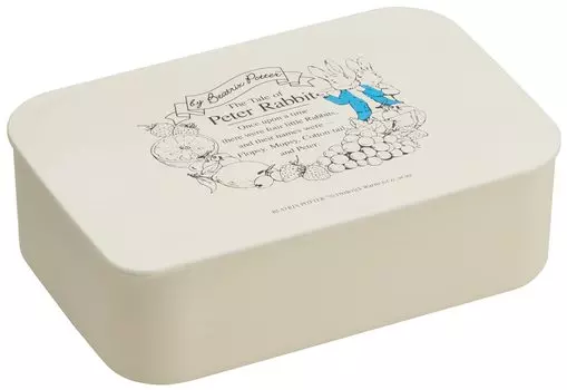 Skater Painted 1 Tier Bento Box Peter Rabbit 500ml Core Belt Included Made in Japan NLP5-A