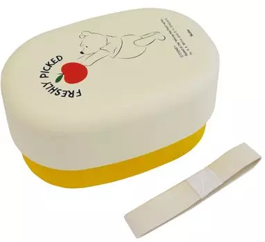 Skater Painted 2 Tier Bento Box Disney Winnie the Pooh LOVEGROW 480ml Made in Japan NLA4-A