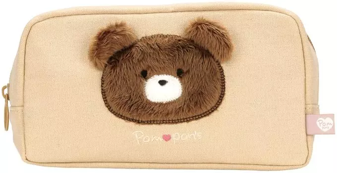 Skater Pen Case Bear Pompon s ZPC1-A