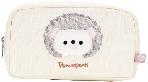 Skater Pen Case Hedgehog Pompon s ZPC1-A