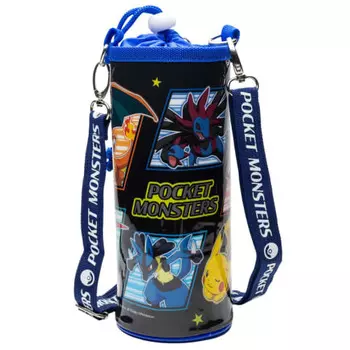 Skater Plastic Bottle Cover Pokemon Enamel Bottle Cover Black 600ml Compatible 1907-036