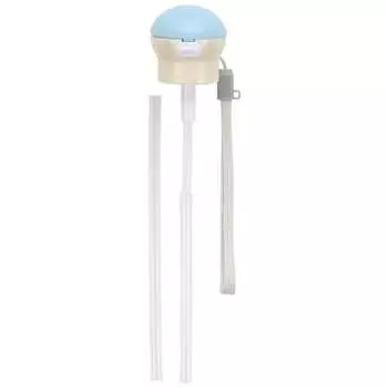 Skater Plastic Bottle Straw Cap 350ml 500ml with Mobile Case Blue x White PSHC5S-A