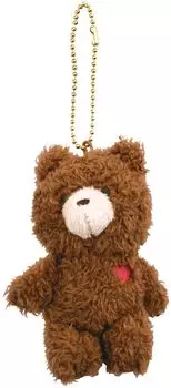 Skater Plush Ball Chain Mascot Bear Pompon s ZBCM1-A