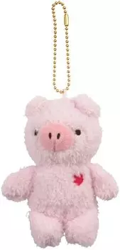 Skater Plush Ball Chain Mascot Pig Pompon s ZBCM1-A