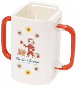 Skater Подставка для напитков, бумажная упаковка 10 xx, высота 9 см, сделано в Японии, Любопытный Джордж 5.5 DHP3-A белый