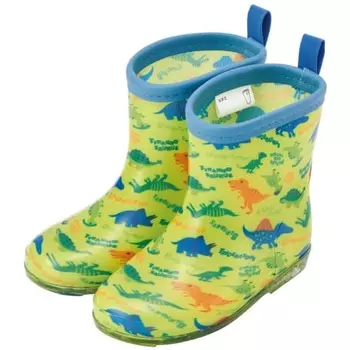 skater rain boots shoes boots for children dinosaur picture with reflective tape 16cm ribt16-a