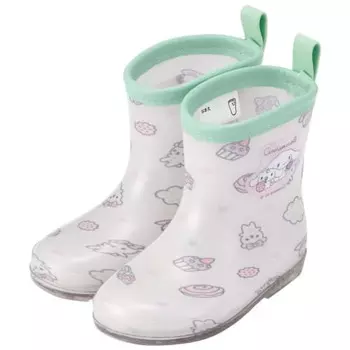 skater rain boots shoes boots for children cinnamoroll sanrio milk with reflective tape 14cm ribt14-a