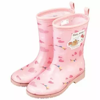 skater rain boots shoes boots for children kitty sanrio with reflective tape 20cm ribt4