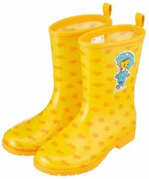 Skater Rain Boots Shoes Rubber Boots for Children Shimajiro Reflective Tape Included 20cm RIBT4