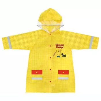 skater raincoat for kids curious george boys suitable height 110-125cm raco1n