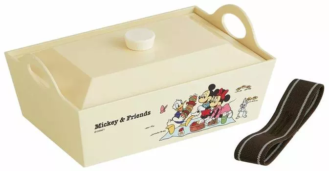 Skater Recreational Bento Box Большая коробка Bento Mickey Friends Picnic Disney Сделано в Японии PLF13 и 1,3 л