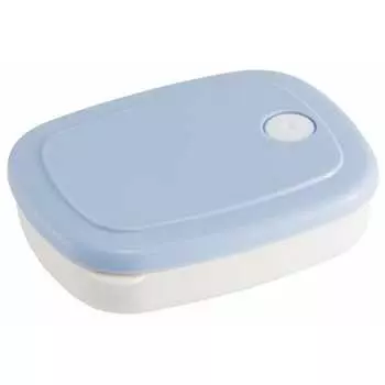 Skater Rice, Frozen, Pre-made Rice Container, Seal Container, Storage Container, 280ml, Thin, Powder Pastel, Blue SLG2