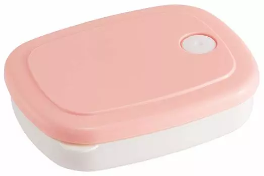 Skater Rice Seal Storage Powder Pink SLG2 Rice, Frozen, Pre-made Container, Container, Container, 280ml, Thin, Pastel,