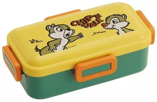 Skater Silver Ion Antibacterial Fluffy Dome Lid Bento Box 530ml Chip Dale Retro Ag+ & PFLB6AG-A