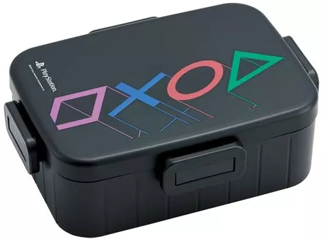 Skater Silver Ion Antibacterial Lock Lunch Box Large Capacity 900ml PlayStation Logo YZFL9AG Ag+ 4-Point