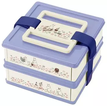 Skater Складной ящик для пикника, ланч-бокс для отпуска, сад цветов Муми-троллей POL2