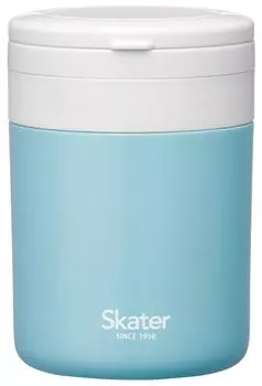 Skater Soup Jar 300ml with Folding Handle Antibacterial Lake Green LJFO3AG Thermal/Cold