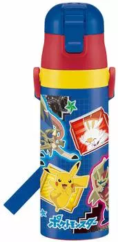 Skater Sports Bottle Stainless Steel Water Bottle 470ml Pokemon 20 SDC4 Children s