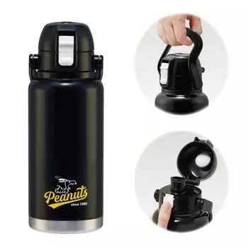 Skater Stainless Steel Direct Bottle with Handle 1000ml Water Bottle Mug Bottle Snoopy STD10H-A