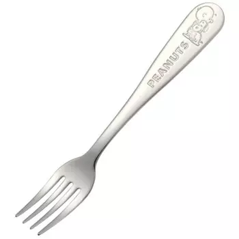 Skater Stainless Steel Fork Adult Engraved Snoopy FS1C-A