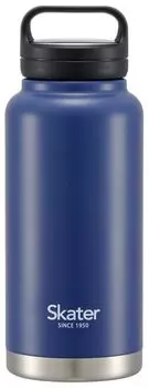 Skater Stainless Steel Mug Bottle 1000ml with Screw Handle Navy Thermal/Cold STSC10-A
