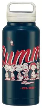Skater Stainless Steel Mug Bottle 1000ml with Screw Handle Snoopy Thermal/Cold STSC10-A