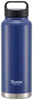 Skater Stainless Steel Mug Bottle 1200ml with Screw Handle Skater Navy Thermal/Cold STSC12-A