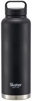 Skater Stainless Steel Mug Bottle 1500ml with Screw Handle Skater Black Thermal/Cold STSC15-A