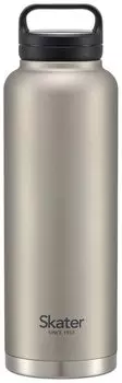 Skater Stainless Steel Mug Bottle 1500ml with Screw Handle Skater Silver Thermal/Cold STSC15-A