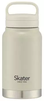 Skater Stainless Steel Mug Bottle 350ml with Screw Handle Dull Gray Thermal/Cold STSC4-A