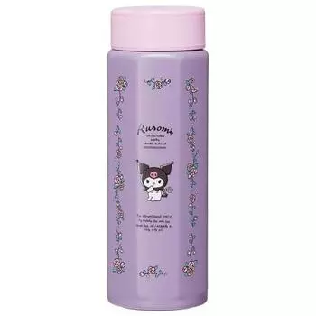 Skater Stainless Steel Mug Bottle 500ml Easy to Hold Octagonal Thermal/Cold Water Bottle Kuromi Flower Retro Sanrio STO5-A