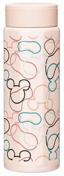 Skater Stainless Steel Mug Bottle 500ml Easy to Hold Octagonal Water Bottle Disney Mickey Mouse Moss Pink STO568062 Thermal/Cold розовый